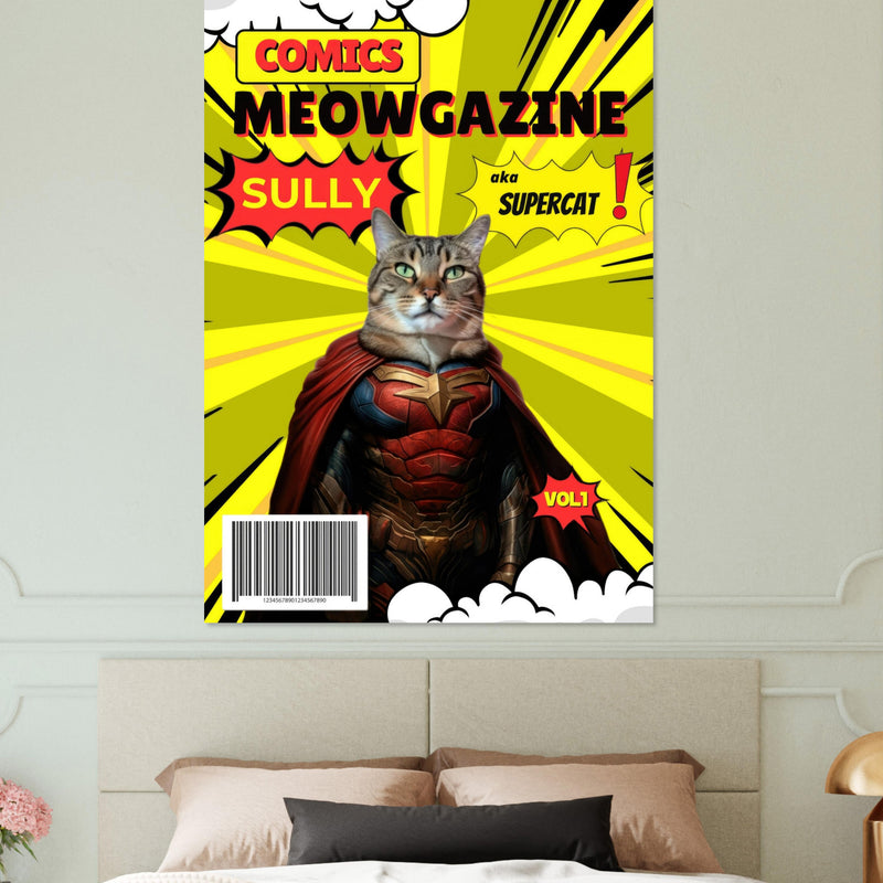 Póster Prémium de Portadas Personalizadas de Revistas de Comics Michilandia | La tienda online de los amantes de gatos