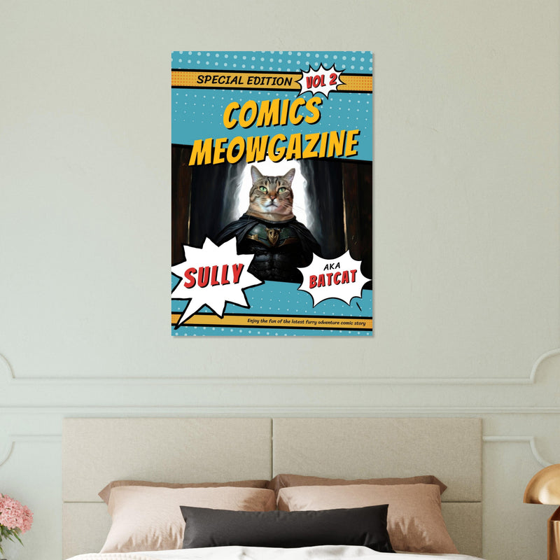 Póster Prémium de Portadas Personalizadas de Revistas de Comics Michilandia | La tienda online de los amantes de gatos