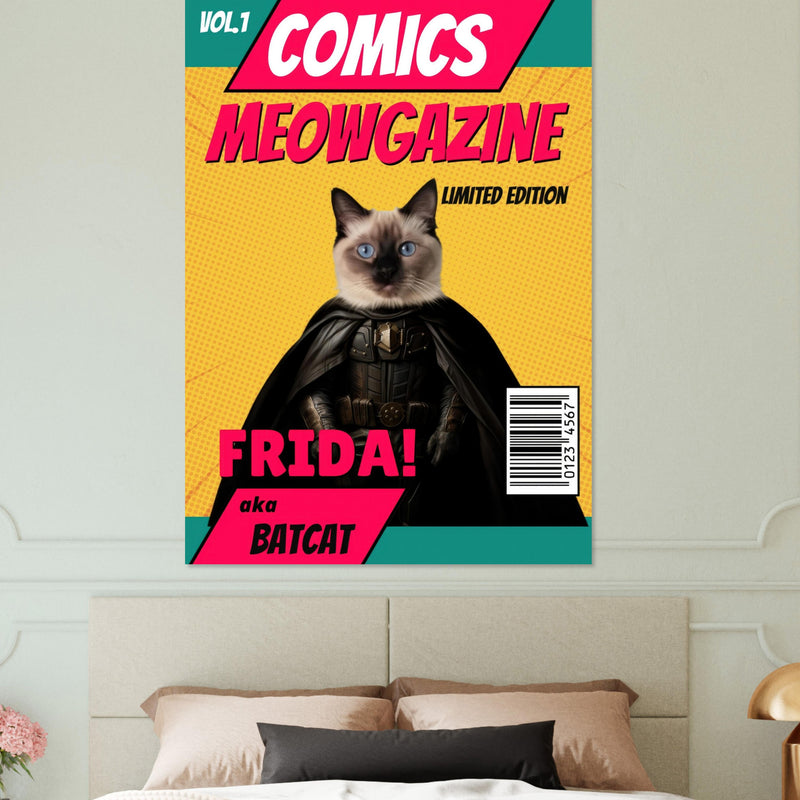 Póster Prémium de Portadas Personalizadas de Revistas de Comics Michilandia | La tienda online de los amantes de gatos