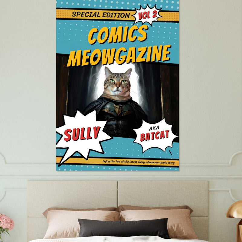 Póster Prémium de Portadas Personalizadas de Revistas de Comics Michilandia | La tienda online de los amantes de gatos