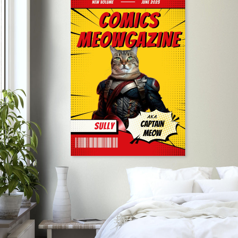 Póster Prémium de Portadas Personalizadas de Revistas de Comics Michilandia | La tienda online de los amantes de gatos