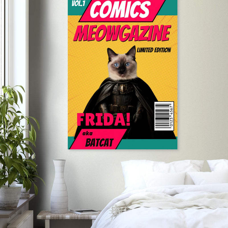 Póster Prémium de Portadas Personalizadas de Revistas de Comics Michilandia | La tienda online de los amantes de gatos