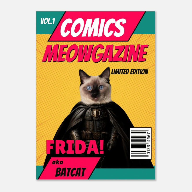 Póster Prémium de Portadas Personalizadas de Revistas de Comics Michilandia | La tienda online de los amantes de gatos