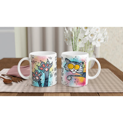 Taza de Gato Colores en Pausa