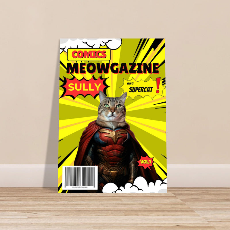 Póster Prémium de Portadas Personalizadas de Revistas de Comics Michilandia | La tienda online de los amantes de gatos