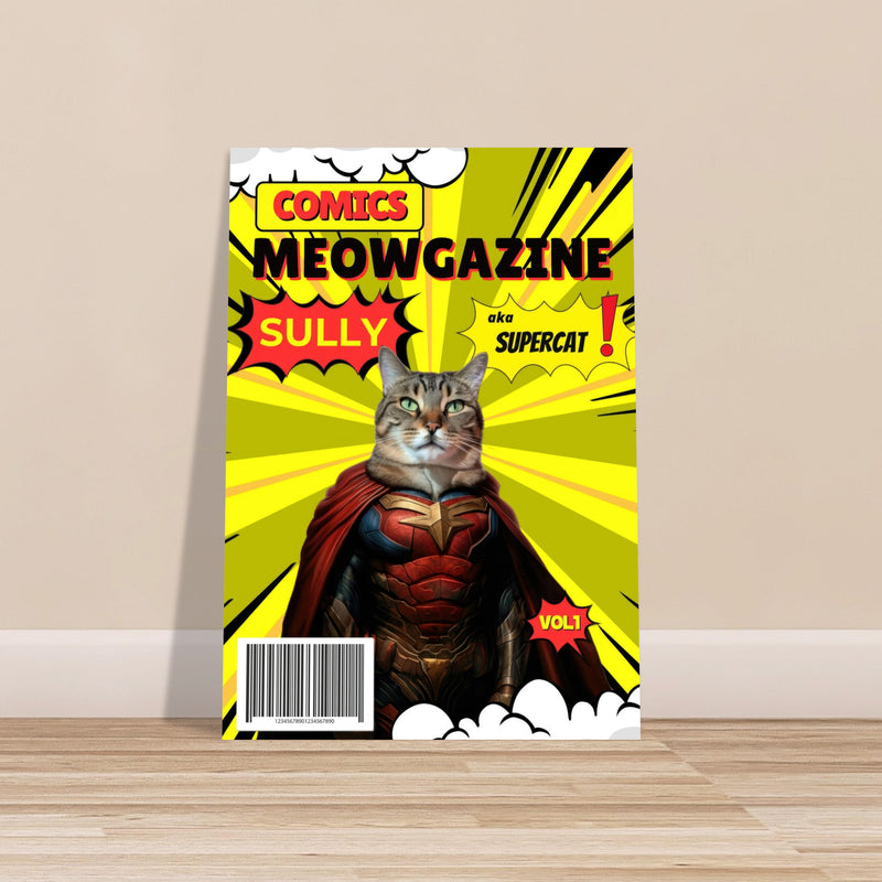 Póster Prémium de Portadas Personalizadas de Revistas de Comics Michilandia | La tienda online de los amantes de gatos