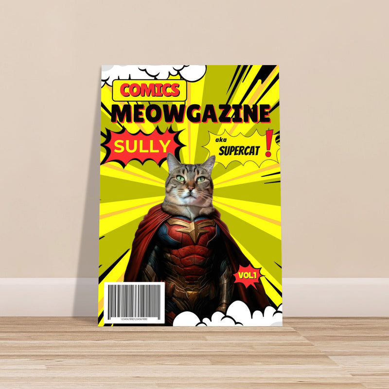 Póster Prémium de Portadas Personalizadas de Revistas de Comics Michilandia | La tienda online de los amantes de gatos