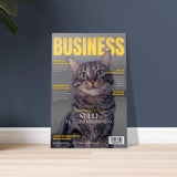 Portadas de Revistas Personalizadas con Fotos de Gatos en Panel de Aluminio Cepillado