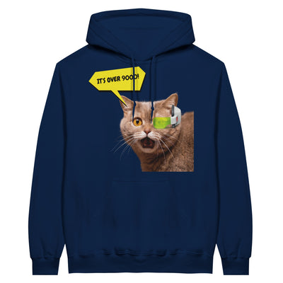 Sudadera con Capucha Unisex Estampado de Gato "9000 Miaus" Michilandia