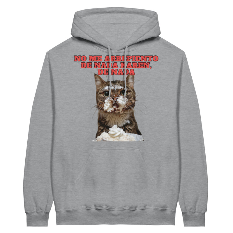 Sudadera con Capucha Unisex Estampado de Gato "Dulce Travieso" Michilandia | La tienda online de los fans de gatos