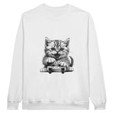 Sudadera Unisex Estampado de Gato "Gamer Miau Frustrado" Michilandia | La tienda online de los fans de gatos