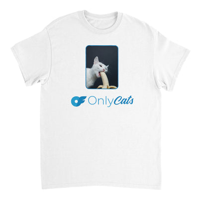 Camiseta Unisex Estampado de Gato "OnlyCats" Michilandia | La tienda online de los fans de gatos