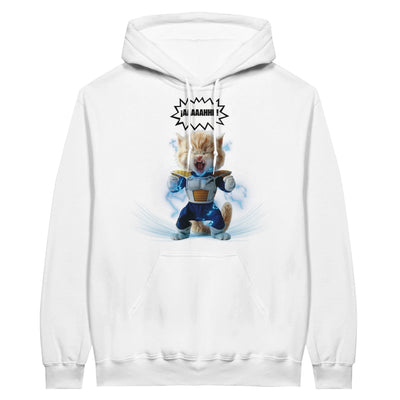 Sudadera con Capucha Unisex Estampado de Gato "Transformación Miau Z" Michilandia