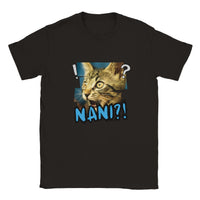 Camiseta Unisex Estampado de Gato "Expresión de Sorpresa" Michilandia | La tienda online de los amantes de gatos
