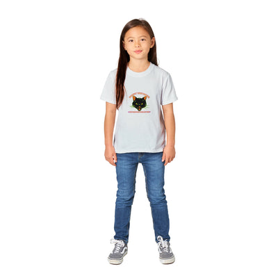 Camiseta Junior Unisex Estampado de Gato "No Me Pss Pss" Michilandia