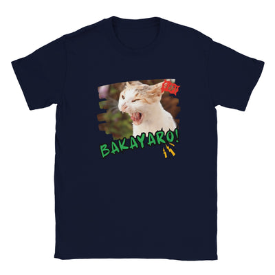 Camiseta Junior unisex Estampado de Gato "Expresión Audaz" Michilandia | La tienda online de los amantes de gatos