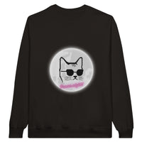 Sudadera Unisex Estampado de Gato "Puurr Night" Michilandia | La tienda online de los fans de gatos