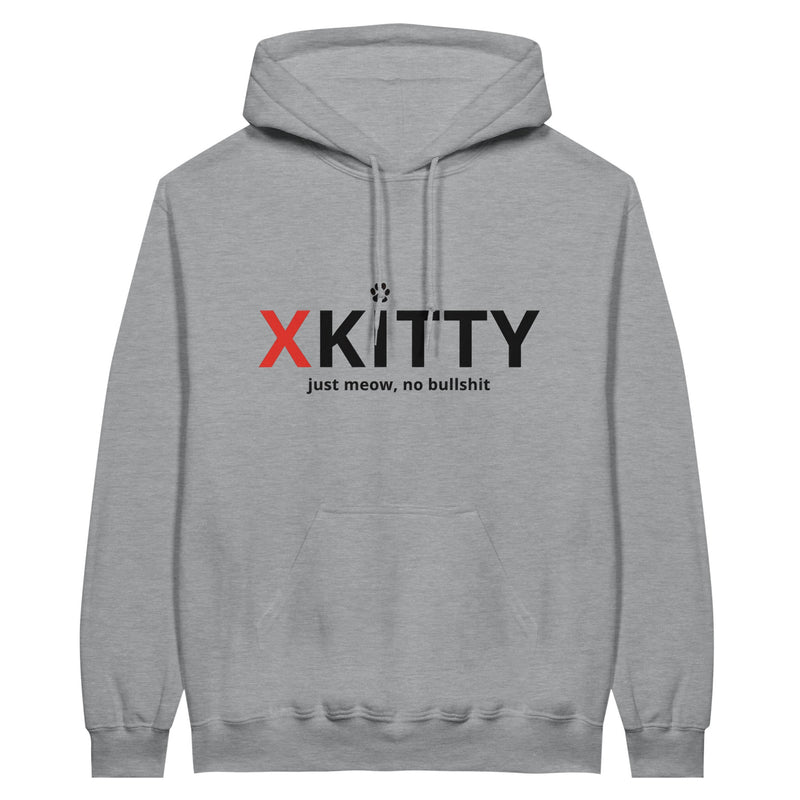 Sudadera con Capucha Unisex Estampado de Gato "XKitty Style" Michilandia | La tienda online de los fans de gatos