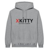 Sudadera con Capucha Unisex Estampado de Gato "XKitty Style" Michilandia | La tienda online de los fans de gatos