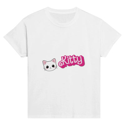 Camiseta Junior Unisex Estampado de Gato 