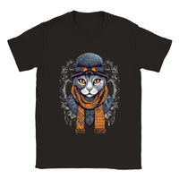 Camiseta unisex estampado de gato "Fashion michi" Gelato