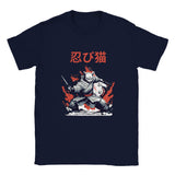 Camiseta unisex estampado de gato "Michi Furtivo"