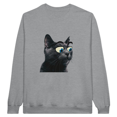 Sudadera Unisex Estampado de Gato "Ojos Divertidos" Michilandia