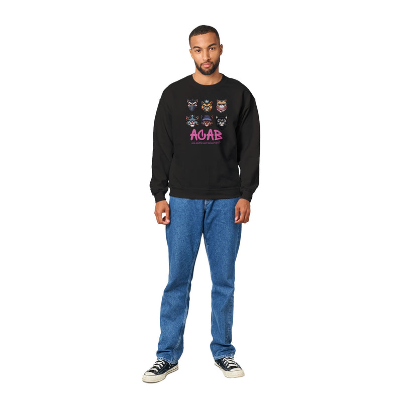 Sudadera Unisex Estampado de Gato "Michis Anarquistas" Michilandia | La tienda online de los fans de gatos