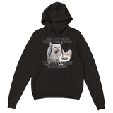 Sudadera con Capucha Unisex Estampado de Gato "Gourmet Indignado" Michilandia | La tienda online de los fans de gatos