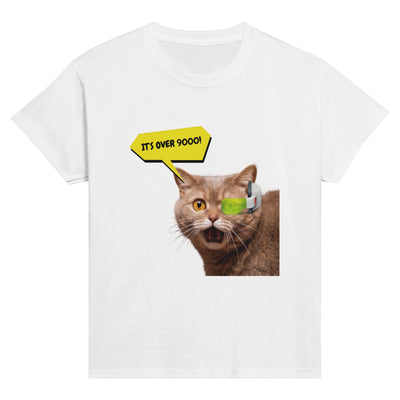 Camiseta Junior Unisex Estampado de Gato 