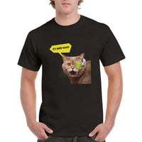 Camiseta Unisex Estampado de Gato "9000 Miaus" Michilandia