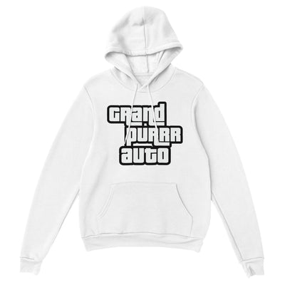 Sudadera con Capucha Unisex Estampado de Gato "Grand Purrr Auto" Michilandia | La tienda online de los fans de gatos