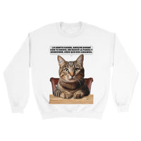 Sudadera Unisex Estampado de Gato "Confesión Incomoda" Michilandia | La tienda online de los fans de gatos