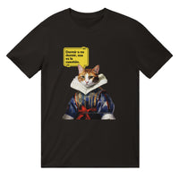 Camiseta unisex estampado de gato "William Michi Shakespeare" Michilandia | La tienda online de los amantes de gatos