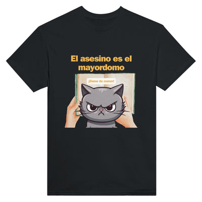 Camiseta Unisex Estampado de Gato 