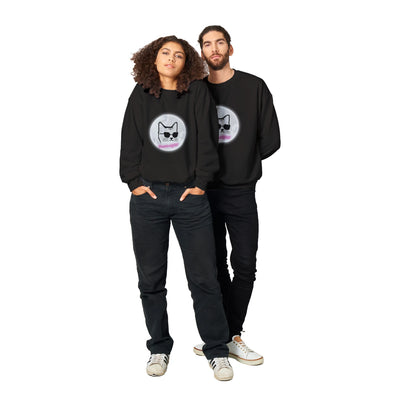 Sudadera Unisex Estampado de Gato "Puurr Night" Michilandia | La tienda online de los fans de gatos