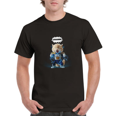 Camiseta Unisex Estampado de Gato 