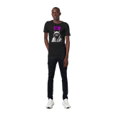 Camiseta unisex estampado de gato "Thug life"