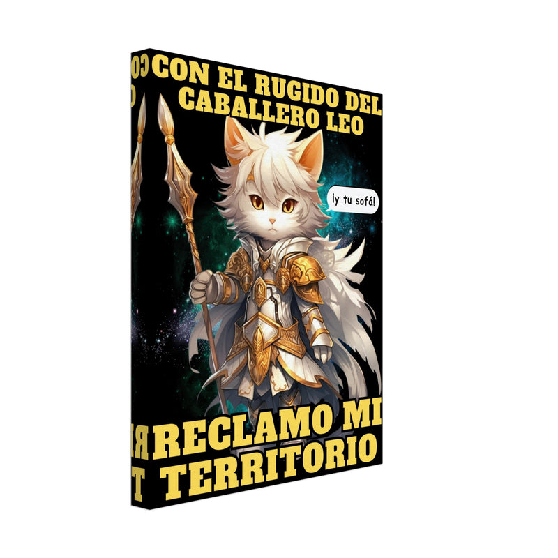 Lienzo de Gato "Caballero del Sofá" Michilandia | La tienda online de los amantes de gatos