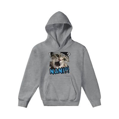 Sudadera con capucha júniorestampado de gato "Exclamación Gatuna" Michilandia | La tienda online de los amantes de gatos