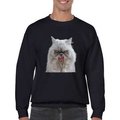 Sudadera Unisex Estampado de Gato 