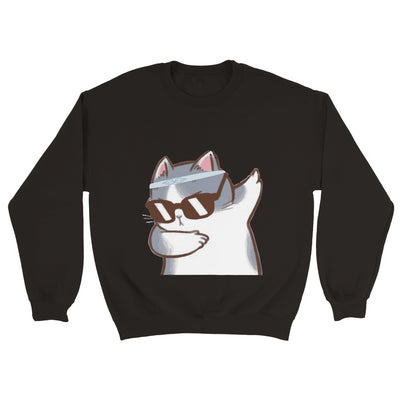 Sudadera Unisex Estampado de Gato "Miau Dabber" Michilandia | La tienda online de los fans de gatos