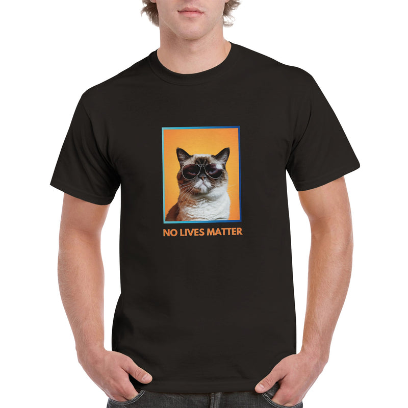 Camiseta Unisex Estampado de Gato 