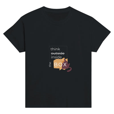 Camiseta Junior Unisex Estampado de Gato "Innovación Gatuna" Michilandia | La tienda online de los fans de gatos