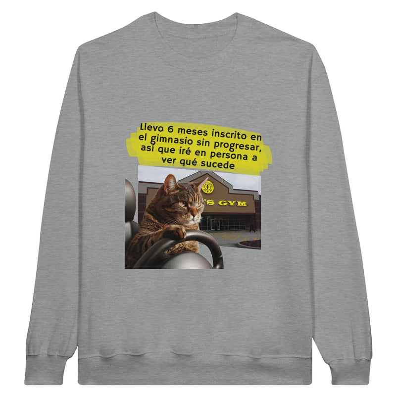 Sudadera Unisex Estampado de Gato "Miau Fit" Michilandia | La tienda online de los fans de gatos