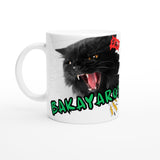 Taza Blanca con Impresión de Gato "Bakayaro!" Michilandia | La tienda online de los amantes de gatos