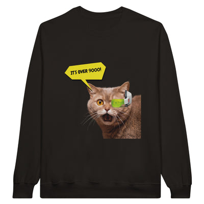 Sudadera Unisex Estampado de Gato 