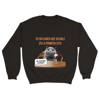 Sudadera Unisex Estampado de Gato "Rompehielos" Michilandia