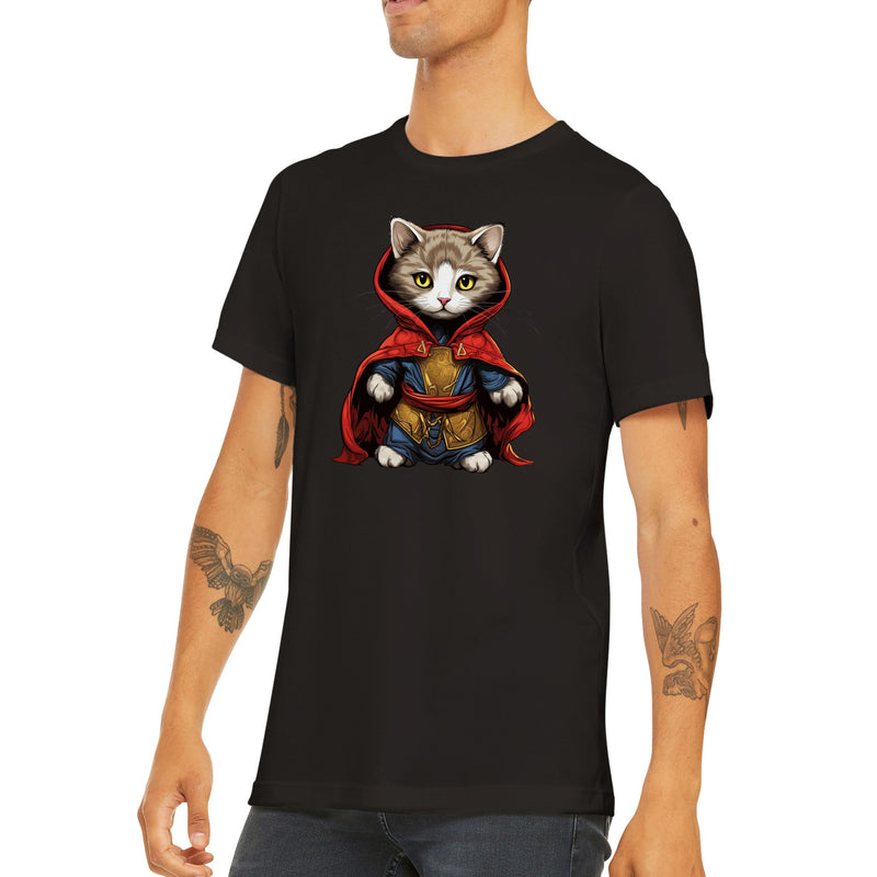 Camiseta unisex estampado de gato "Michi Strange" Gelato