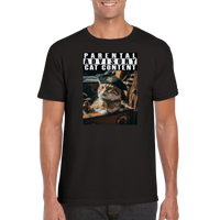 Camiseta unisex estampado de gato "Pirata Felino" Gelato